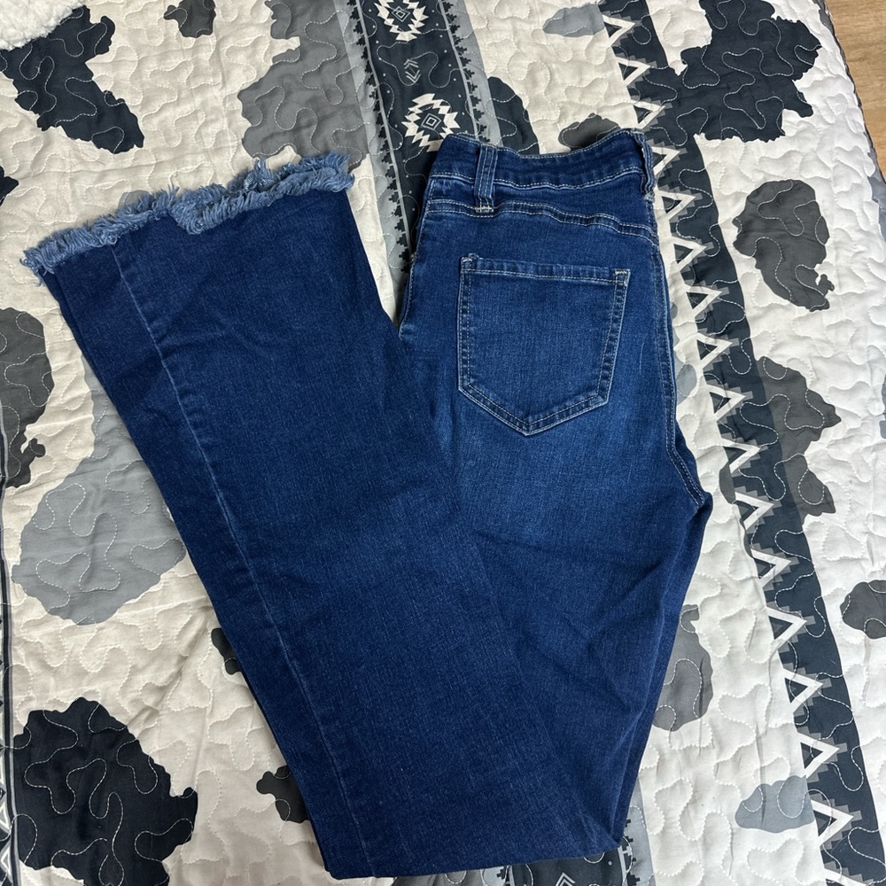 YMI Blue Flare & Wide Leg Jeans with Classic Design